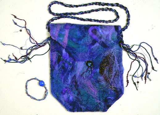 bag and bracelet by Katie Handley